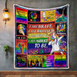 Let Your True Colors Shine, LGBT Quilt Blanket 280