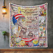 Grandma To Granddaughter, Believe In Yourself _ Remember To Be Awesome, Cute Bunny Quilt Blanket 277