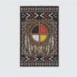 Native American culture dreamcatcher rug