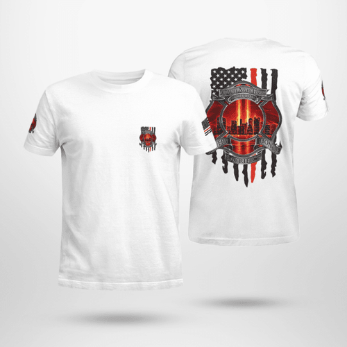 Patriot - 9/11 Red White T shirt