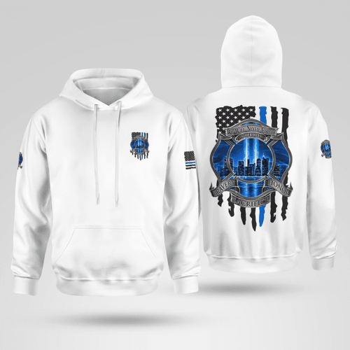 Patriot - 9/11 Blue White Hoodie