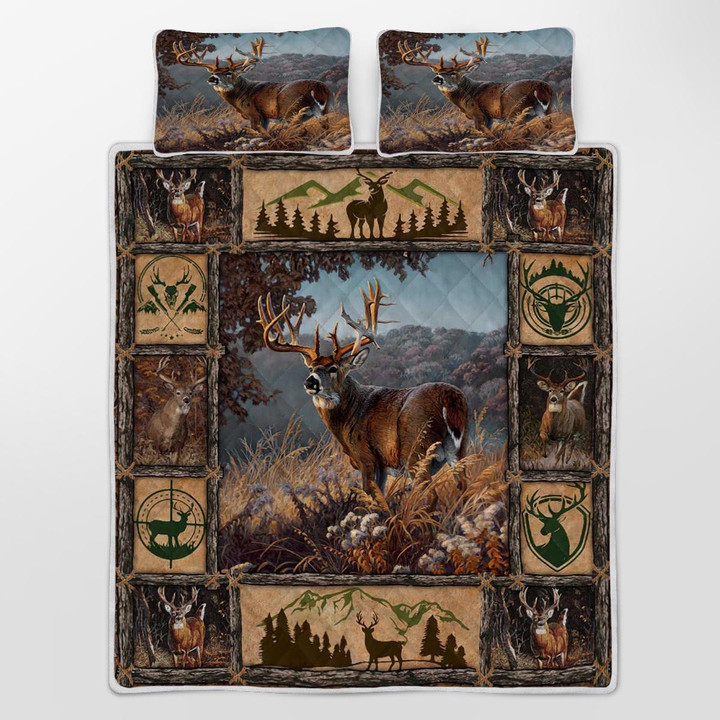 CHANDERWOOLLEY™ Deer Hunting Quilt Bed Set 120