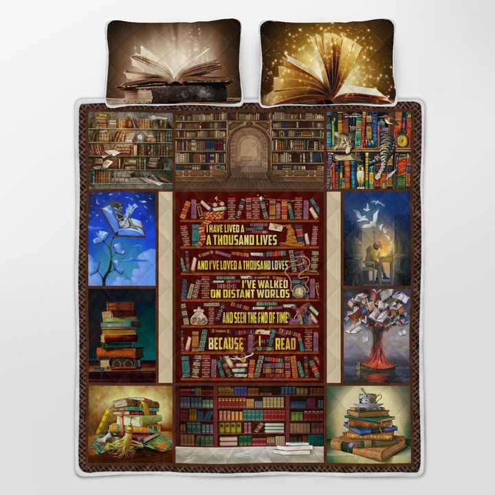 CHANDERWOOLLEY™ Books Are My Life Quilt Bed Set 252