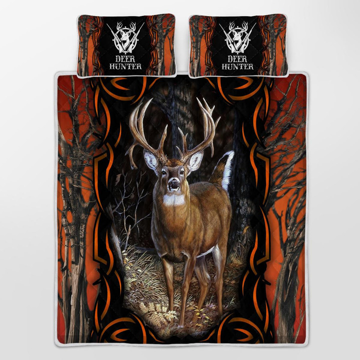 CHANDERWOOLLEY™ Deer Hunting 391 Quilt Bed Set