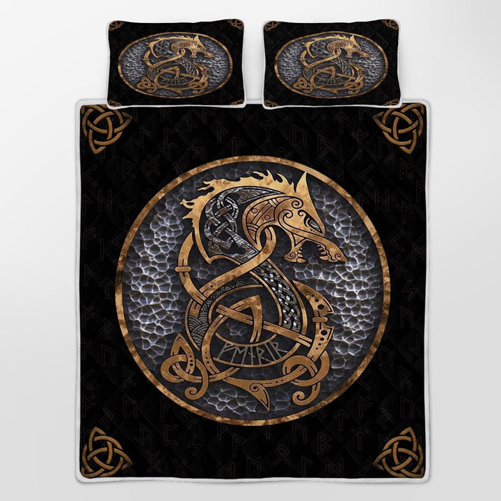 CHANDERWOOLLEY™ Viking Dragon Quilt Bed Set 128