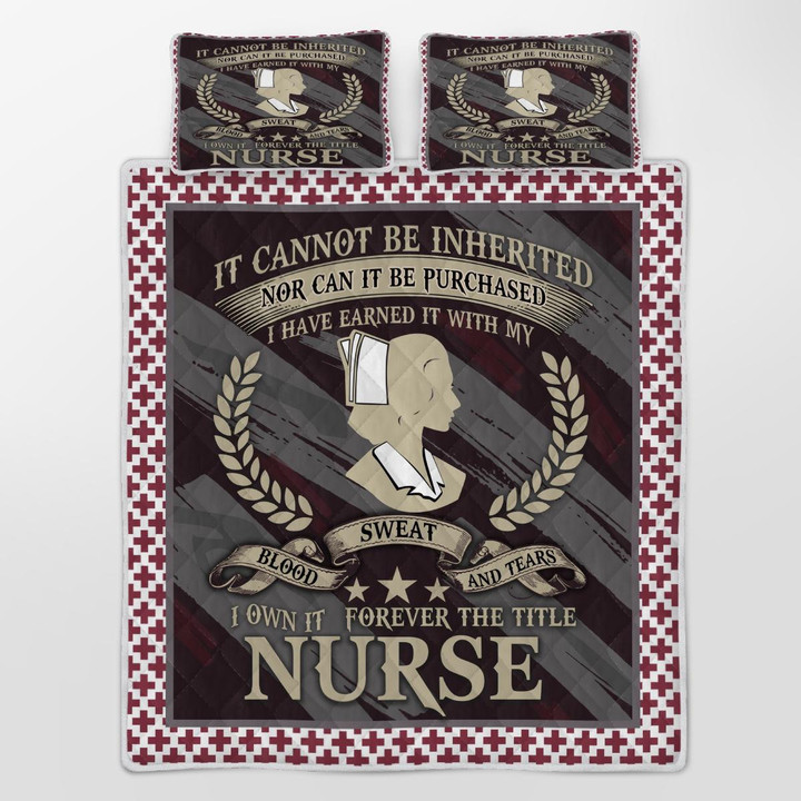 CHANDERWOOLLEY™ Nurse -Blood Sweat And Tears 436 Quilt Bed Set