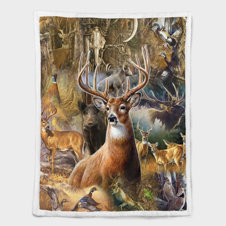 Beautiful Deer 427 Shepra Blanket