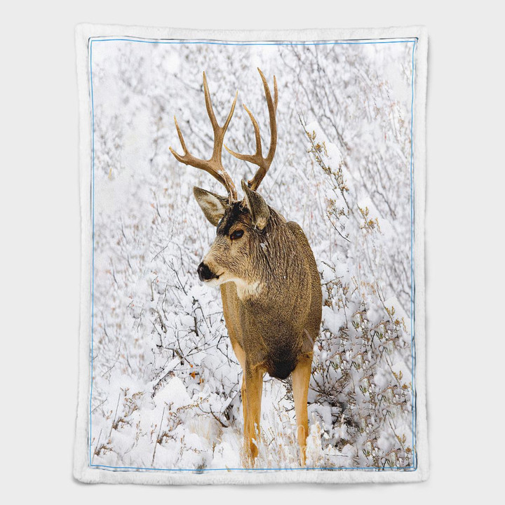 Deer Hunting 418 Shepra Blanket