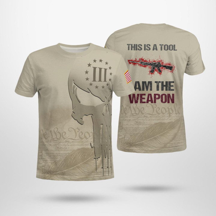 Patriot - I am the weapon T shirt