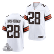 Cleveland Browns Jeremiah Owusu-Koramoah 2021 NFL Draft Game- White Jersey