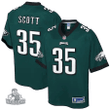 Boston Scott Philadelphia Eagles NFL Pro Line Team Player- Midnight Green Jersey