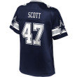 Drew Scott Dallas Cowboys NFL Pro Line Women's Team Player- Navy Jersey
