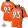 Dre'Mont Jones Denver Broncos NFL Pro Line Player- Orange Jersey