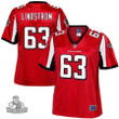 Chris Lindstrom Atlanta Falcons NFL Pro Line Women's Team Player- Red Jersey