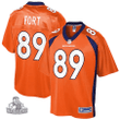 Austin Fort Denver Broncos NFL Pro Line Primary Player Team- Orange Jersey
