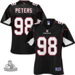 Corey Peters Arizona Cardinals NFL Pro Line Women's Alternate- Black Jersey