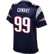 Byron Cowart New England Patriots NFL Pro Line Women's Player- Navy Jersey