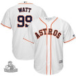 J.J. Watt Houston Astros Majestic NFL x MLB Crossover Cool Base Player Jersey - White , MLB Jersey