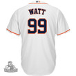 J.J. Watt Houston Astros Majestic NFL x MLB Crossover Cool Base Player Jersey - White , MLB Jersey