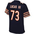 Cornelius Lucas Chicago Bears NFL Pro Line Women's Team Color Player Jersey - Navy