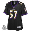 Bart Scott Baltimore Ravens NFL Pro Line Women's Retired Player Jersey - Black