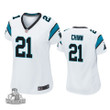 Carolina Panthers Jeremy Chinn White 2020 NFL Draft Game Jersey