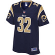 Eric Weddle Los Angeles Rams NFL Pro Line Women's Primary Player Jersey - Navy