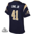 David Long Jr Los Angeles Rams NFL Pro Line Women's Team Player Jersey - Navy