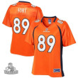 Austin Fort Denver Broncos NFL Pro Line Women's Team Player Jersey - Orange