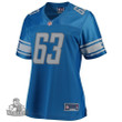 Beau Benzschawel Detroit Lions NFL Pro Line Women's Team Player Jersey - Blue