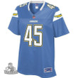 Cole Mazza Los Angeles Chargers NFL Pro Line Women's Alternate Team Player Jersey - Powder Blue