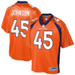 Alexander Johnson Denver Broncos NFL Pro Line Primary Player Team Jersey - Orange