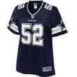 Connor Williams Dallas Cowboys NFL Pro Line Women's Player Jersey - Navy