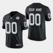 Men's Oakland Raiders Customized 2019 Black 100th Season With 60 Patch Vapor Untouchable Stitched NFL Jersey