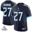 Tennessee Titans #27 Eddie George Navy Blue Alternate Men's Stitched NFL Vapor Untouchable Limited Jersey