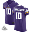 Men's Minnesota Vikings #10 Fran Tarkenton Purple Team Color Stitched NFL Vapor Untouchable Elite Jersey