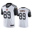 Cincinnati Bengals Drew Sample White Color Rush Limited Jersey - Youth