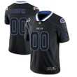 Buffalo Bills Men's Lights Out Color Rush Limited Customized Jersey, Black, NFL Jersey - Tap1in