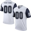 Dallas Cowboys Youth Custom Color Rush Jersey, White Legend, NFL Jersey - Tap1in
