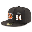 Cincinnati Bengals #94 Domata Peko Snapback Cap NFL Player Black with White Number Stitched Hat