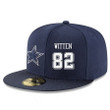 Dallas Cowboys #82 Jason Witten Snapback Cap NFL Player Navy Blue with White Number Stitched Hat
