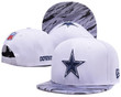 NFL Dallas Cowboys White Snapback Adjustable hat -908