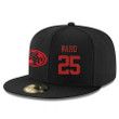 San Francisco 49ers #25 Jimmie Ward Snapback Cap NFL Player Black with Red Number Stitched Hat