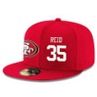 San Francisco 49ers #35 Eric Reid Snapback Cap NFL Player Red with White Number Stitched Hat