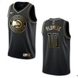 Men's Atlanta Hawks #18 Miles Plumlee Golden Edition Jersey - Black , Basketball Jersey