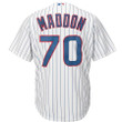 Men's Joe Maddon Chicago Cubs Majestic Cool Base Player Jersey - White , MLB Jersey