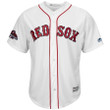 Men's Jackie Bradley Jr. Boston Red Sox Majestic 2018 World Series Champions Team Logo Player Jersey - White , MLB Jersey
