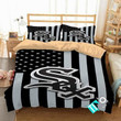 MLB Chicago White Sox 1 Logo 3D Personalized Customized Bedding Sets Duvet Cover Bedroom Set Bedset Bedlinen