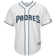 Manny Machado San Diego Padres Majestic Official Cool Base Player Jersey - White , MLB Jersey