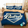 MLB San Diego Padres 2 Logo 3D Personalized Customized Bedding Sets Duvet Cover Bedroom Set Bedset Bedlinen